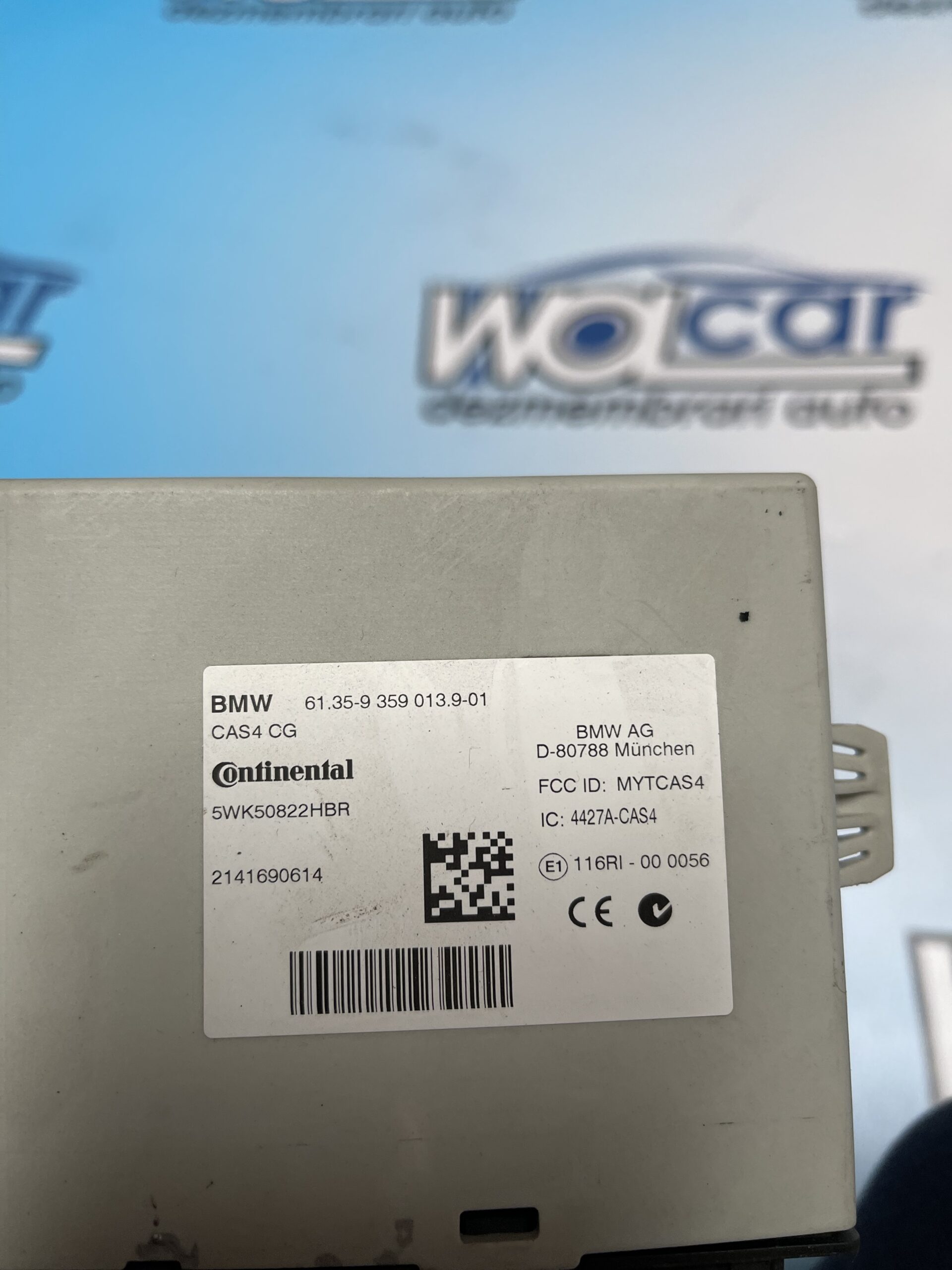 Calculator Confort BMW CAS4 CG 5WK50822HBR Calculator Confort BMW CAS4 CG 5WK50822HBR